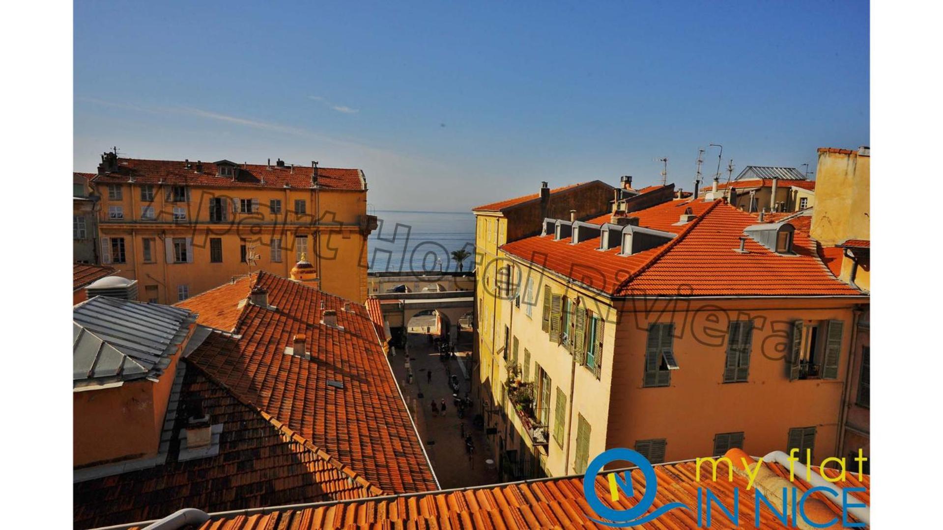 Aparthotel Riviera - Sea View - Amazing Large 3 Bedrooms With Sea View Ac - Old Town- Promenade Des Anglais Nice Eksteriør bilde
